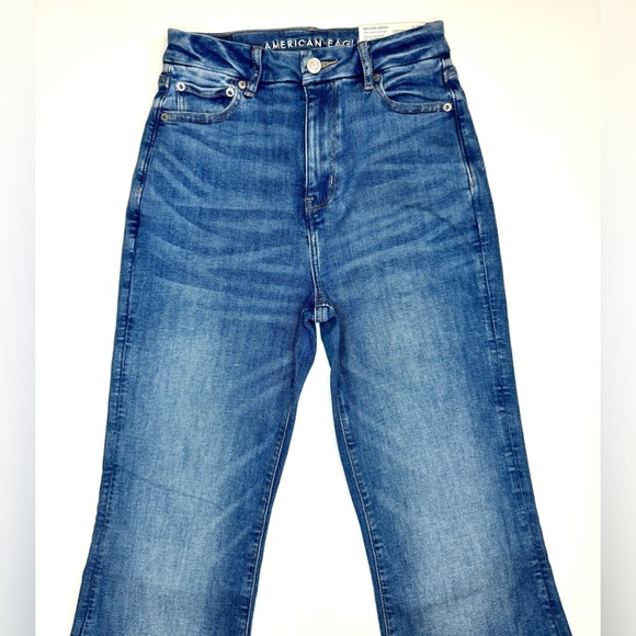 American Eagle Women’s Curvy Super Hi-Rise Flare Jeans Size- 25 ( New with Tags - Picture 2 of 11